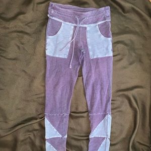 Free People blue sweat style comfy pant size s
